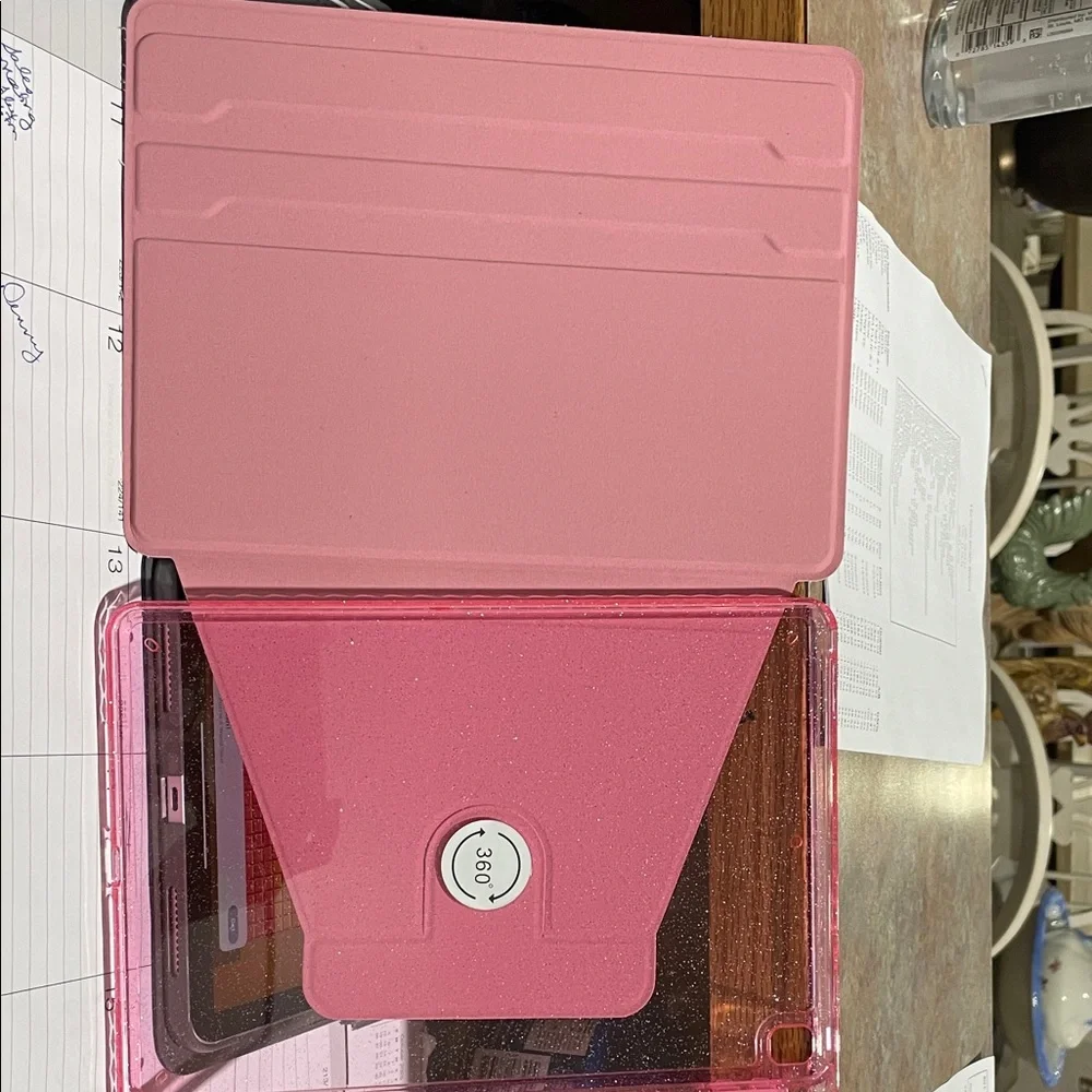 Glitter Pink Tablet Cover